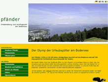 Tablet Screenshot of pfaender.at